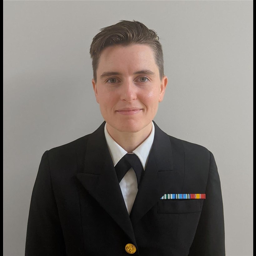 2021 David C. Leach Awardee Lt. Guen Hunt, MD, is a chief resident in the Medical Corps in the US Navy at the National Capital Consortium at Walter Reed National Military Medical Center in Bethesda, Maryland, specializing in internal medicine.