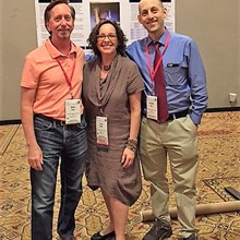 Dr. Wald with colleagues Dr. Huot (left) from Yale, and Dr. Ripp (right) from Mt. Sinai at the Poster Session at the 2018 ACGME Annual Educational Conference.