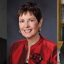 L to R: ACGME Board Chair Jeffrey P. Gold, MD; Chair-elect Karen J. Nichols, DO, MA, MACOI, CS; Treasurer Steven I. Goldstein